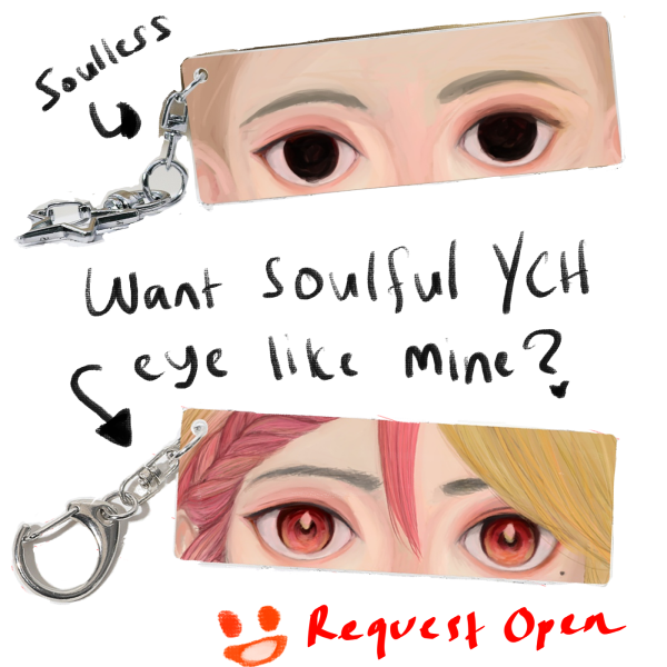 YCH In My Style Acrylic Eye Pendant