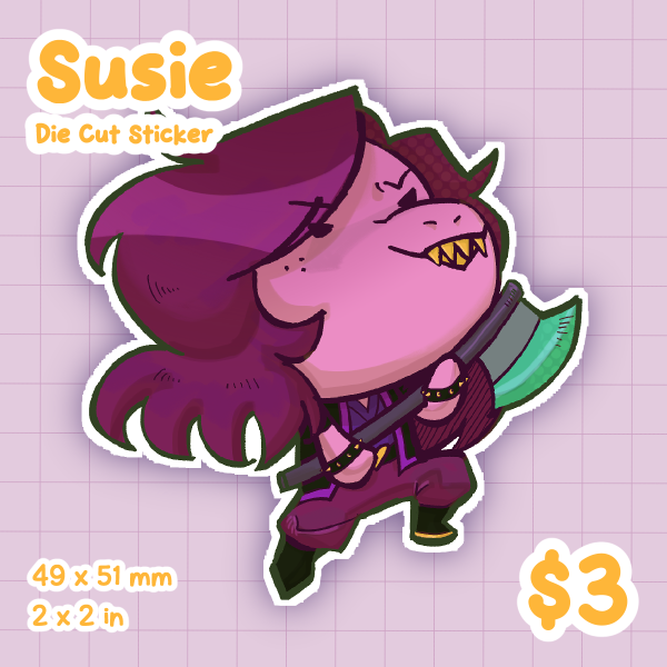 Susie Die Cut Sticker