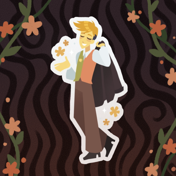 Flowery - sticker