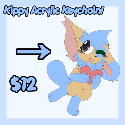 Kippy Acrylic Keychain
