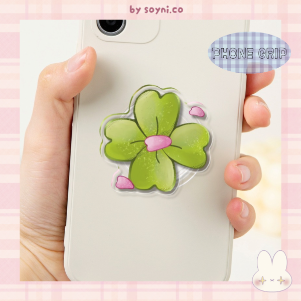 Charm phone grip