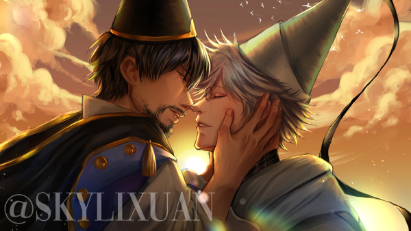 Rainbow Edge A5 Print - Olruggio x Qifrey [Witch Hat Atelier]