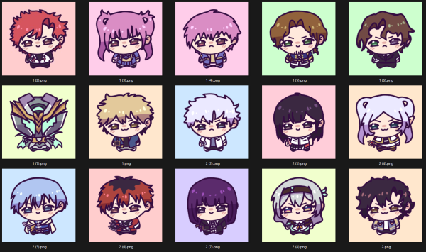 YCH Chibi Acrylic Keychain