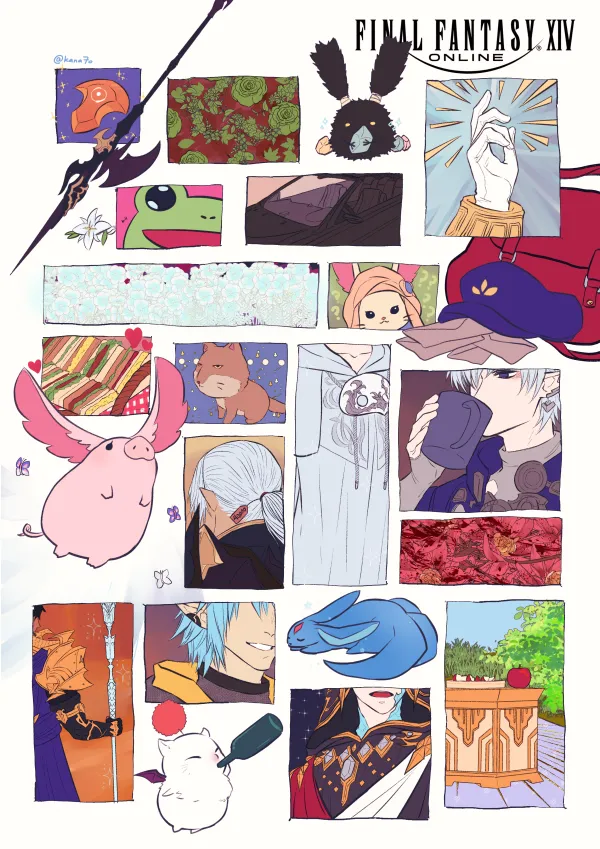 FFXIV Postcard