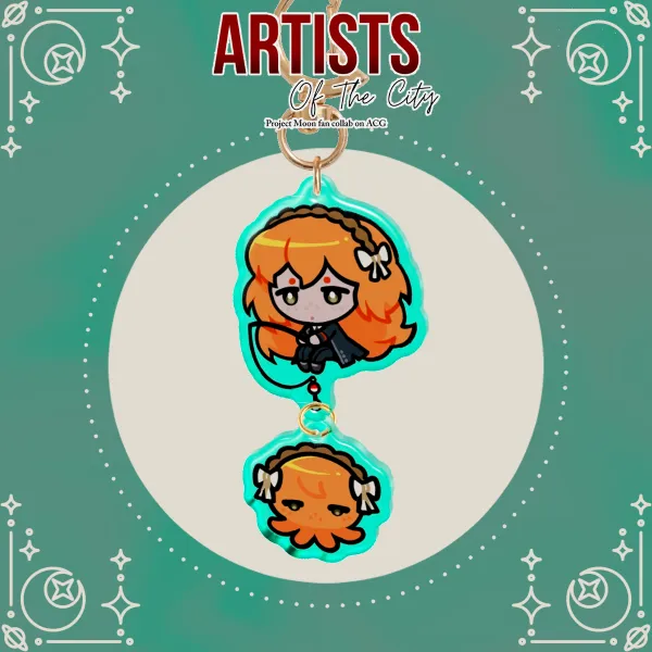 Ishmael Epoxy Connection Keychain
