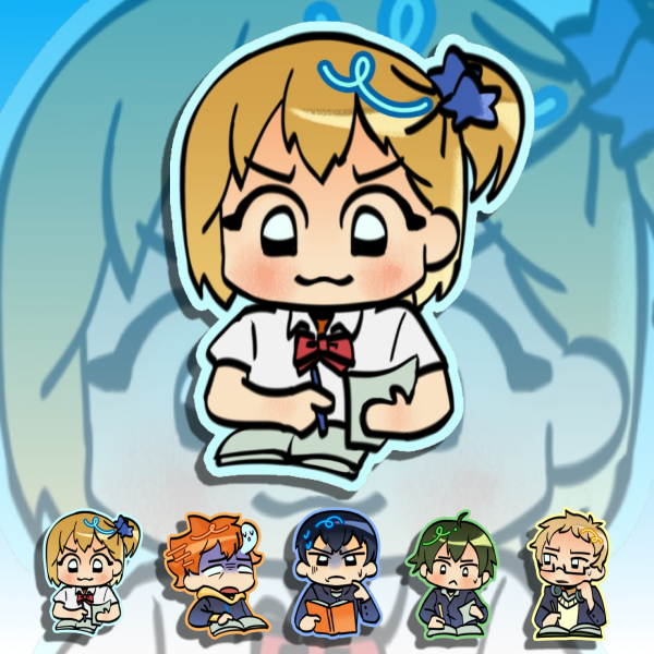 Yachi Matte Sticker
