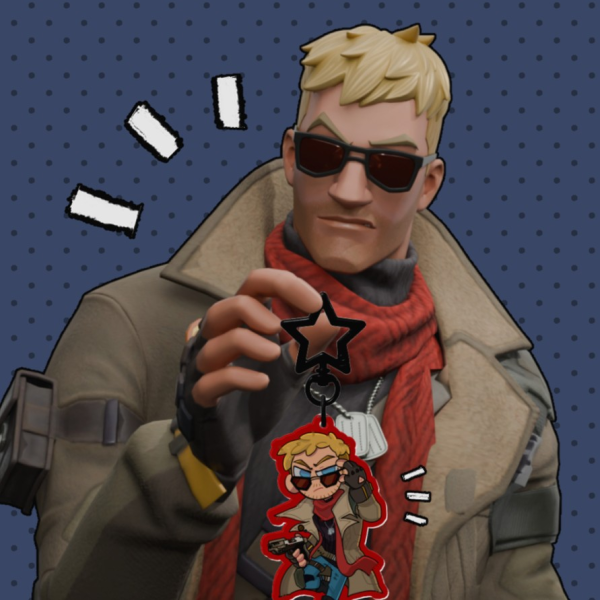 Jones Colored Keychain