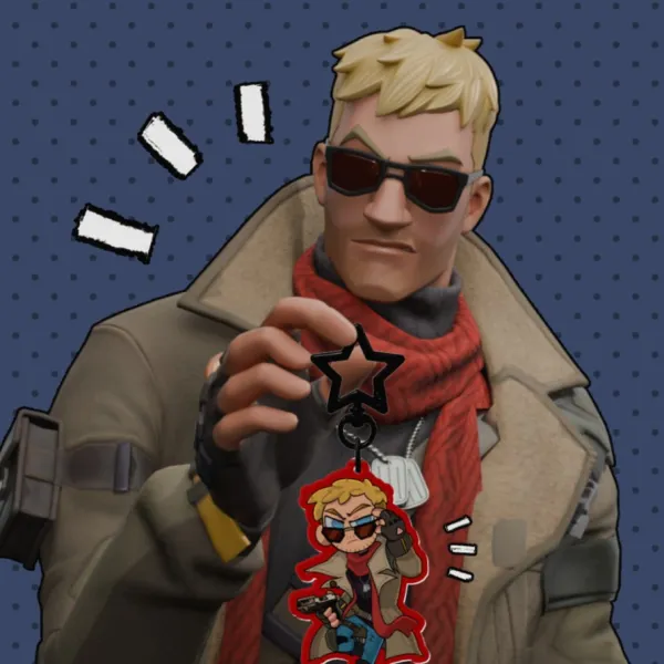 Jones Colored Keychain