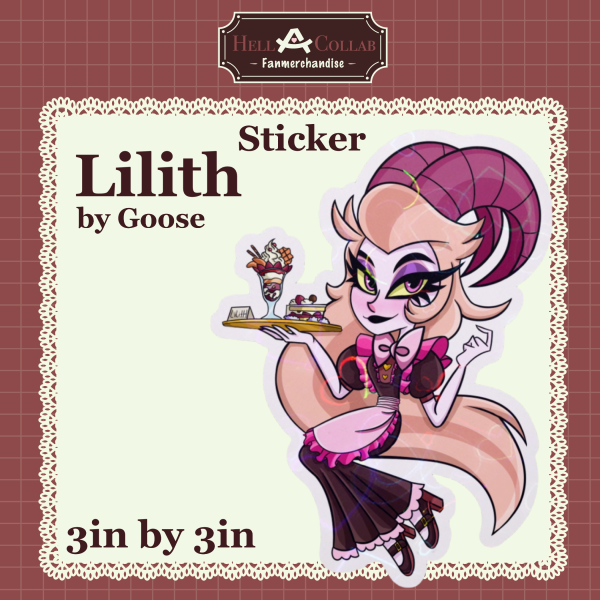 Lilith Maid Hell-A-Collab | STICKER