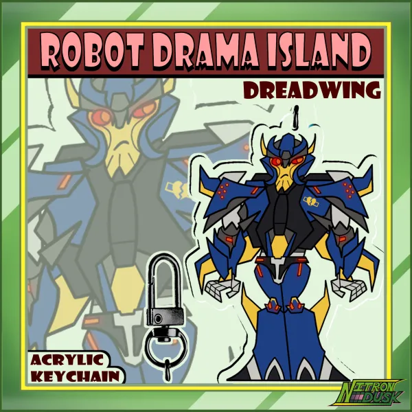 Dreadwing - Robot Drama Island - Acrylic Keychains