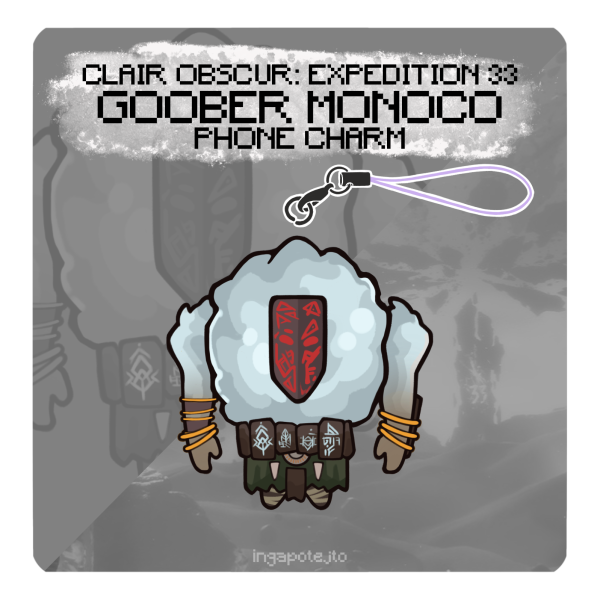 [ E33 ] The Goober Expedition - Monoco phone charm