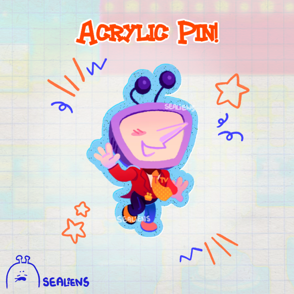 📺 TENNA - Acrylic Pin!