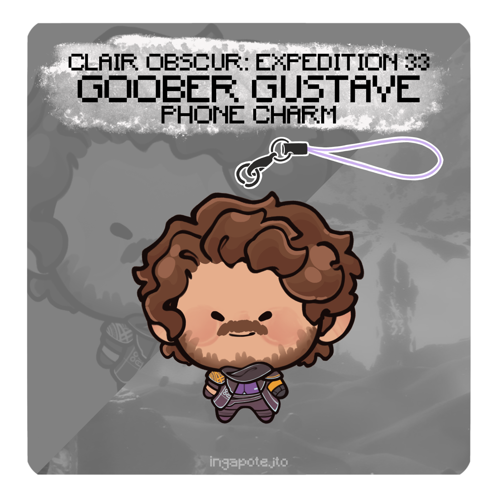 [ E33 ] The Goober Expedition - Gustave phone charm