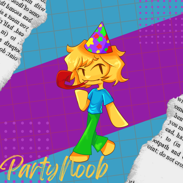 PartyNoob Poob Roblox Regretevator Colored Edge Acrylic Keychains