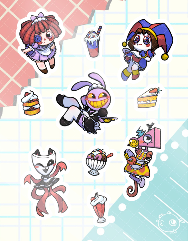TADC Maid Cafe Sticker Set Glossy