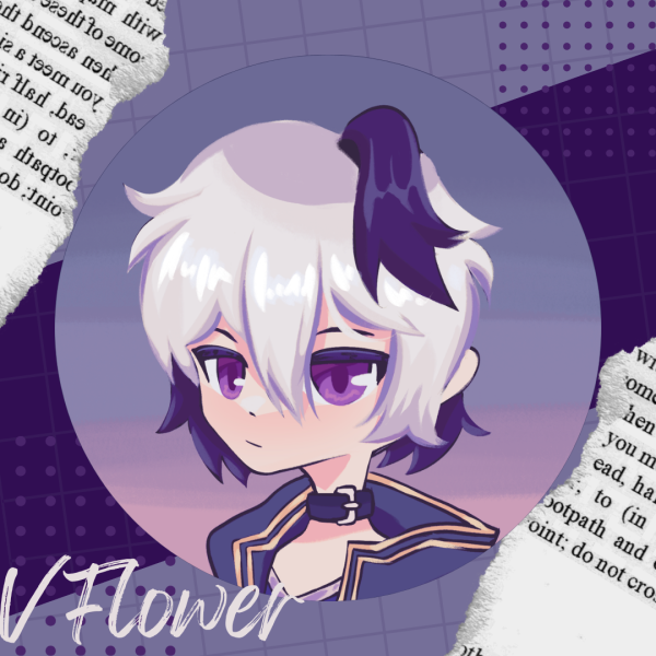 Vflower Vocaloid Round Badges (Button Pins)