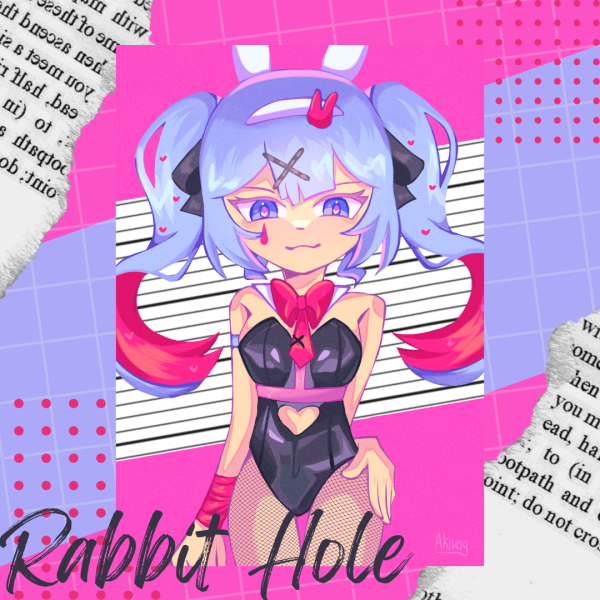 Hatsune Miku Vocaloid Rabbit Hole Postcards