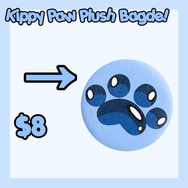Kippy Paw Plush Badge