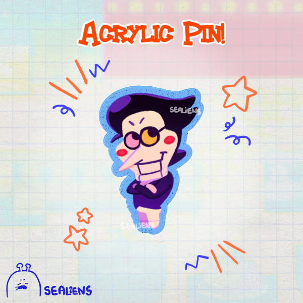 📧SPAMTON - Acrylic Pin!