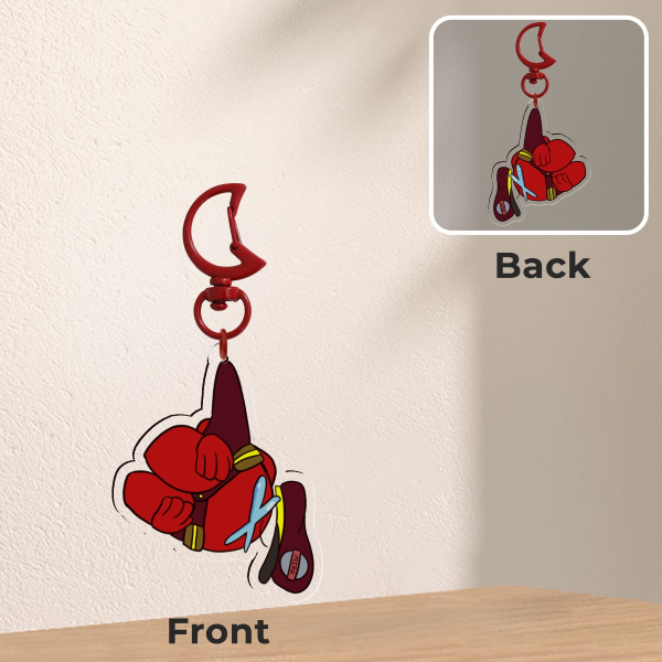 Grabby Red | Among Us Keychain