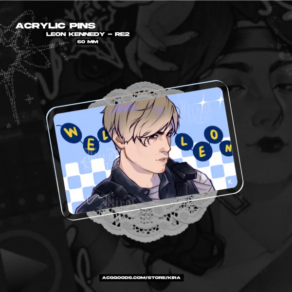 Leon Kennedy - RE2 - Acrylic Pins