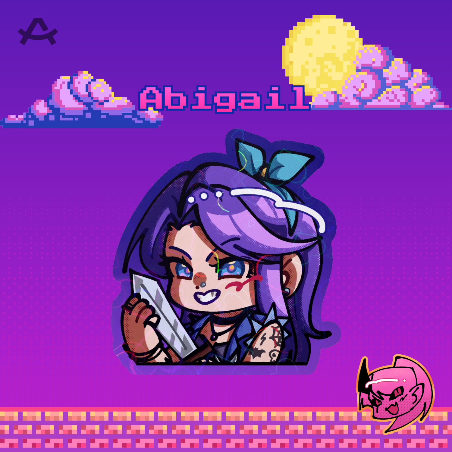 Abigail (SDV) Chibi Sticker