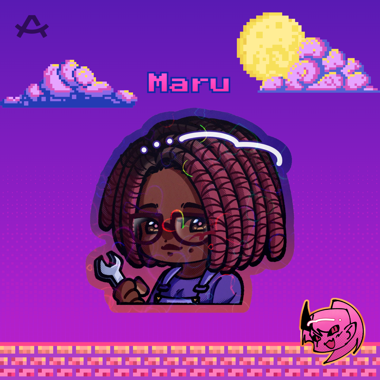 Maru (SDV) Chibi Sticker
