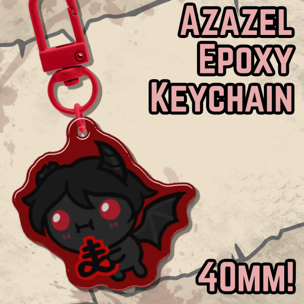 Azazel Epoxy Keychain
