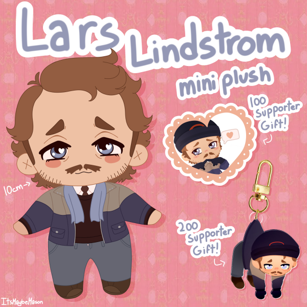 Lars Lindstrom Plush keychain