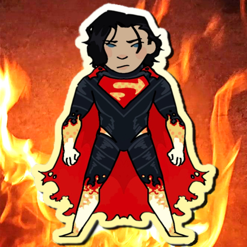 Absolute Superman Die Cut Sticker