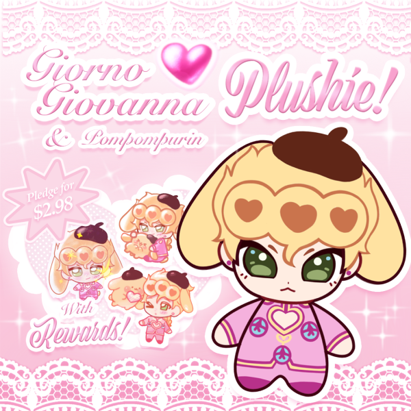 Giorno Pompompurin Plushie