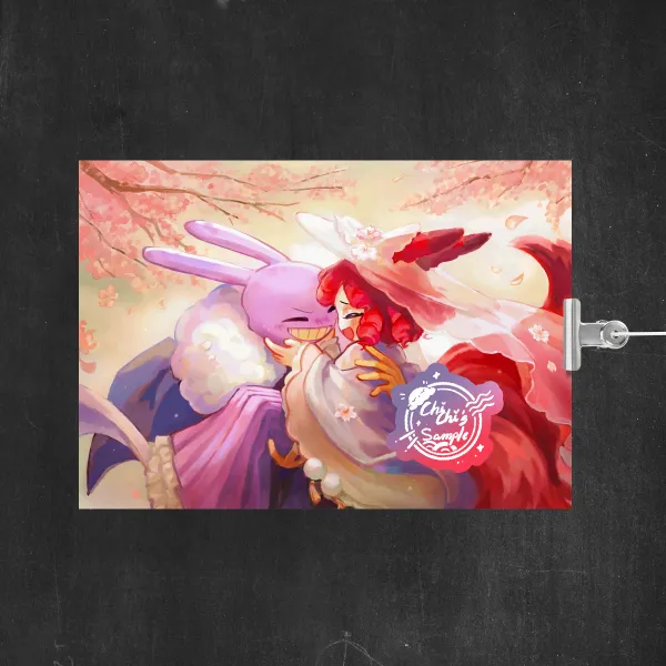 Bunnydoll Bunfox AU Poster Printing