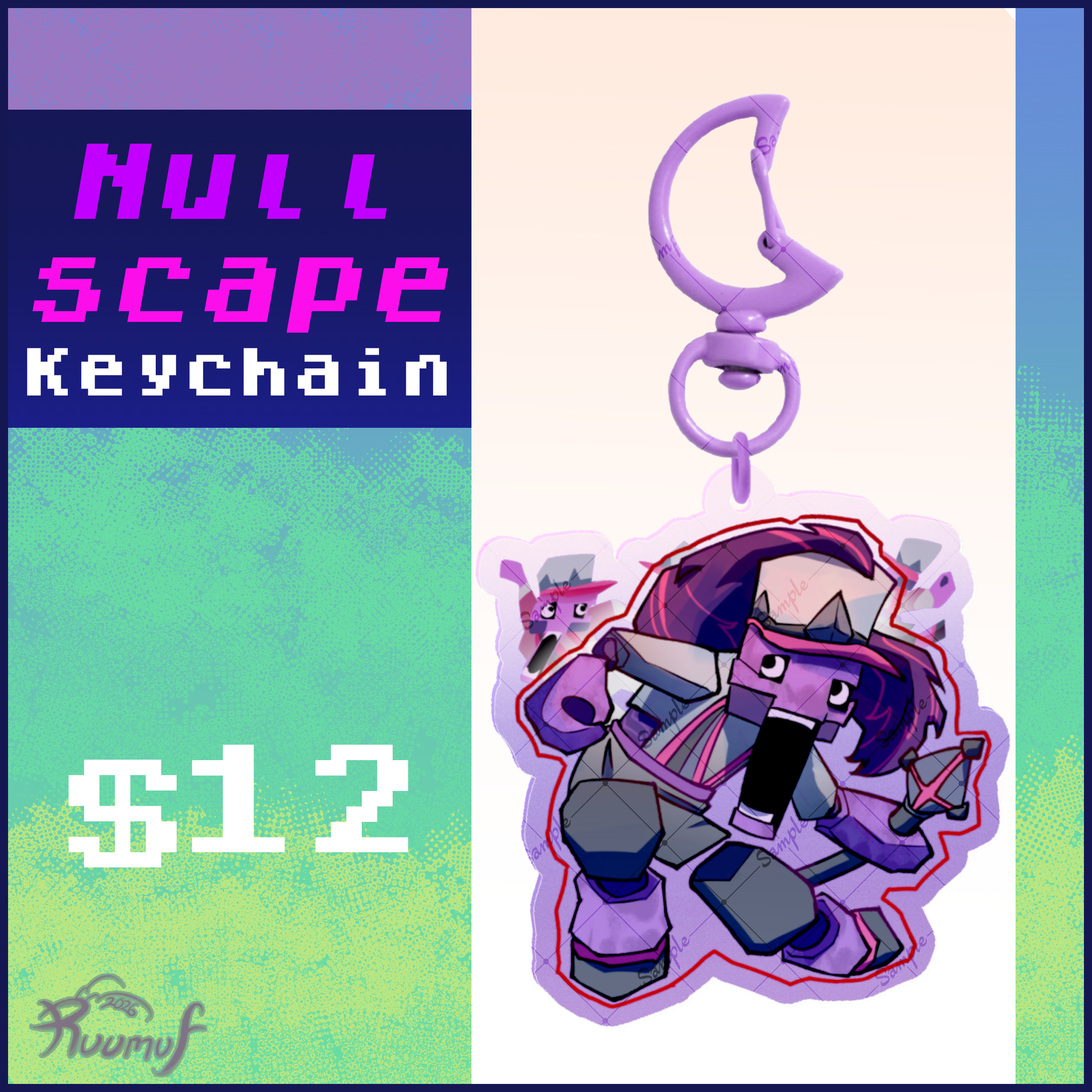Nullscape Husk Keychain