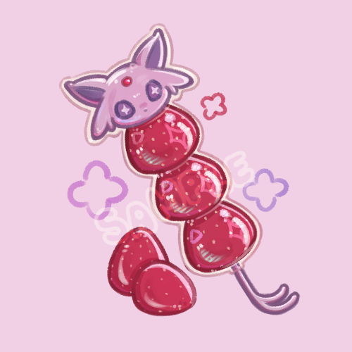Espeon Tanghulu Sticker