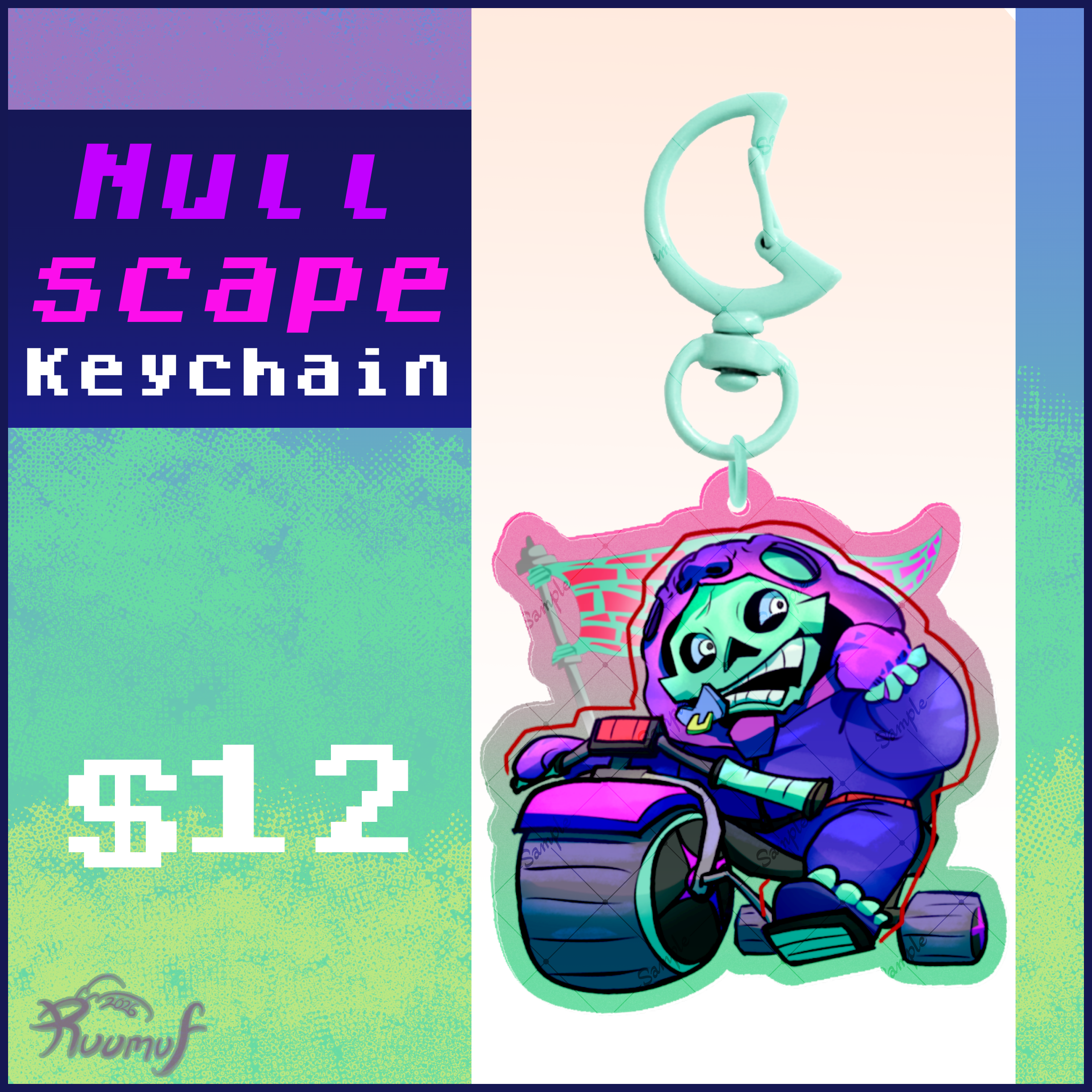 Nullscape Baby Keychain