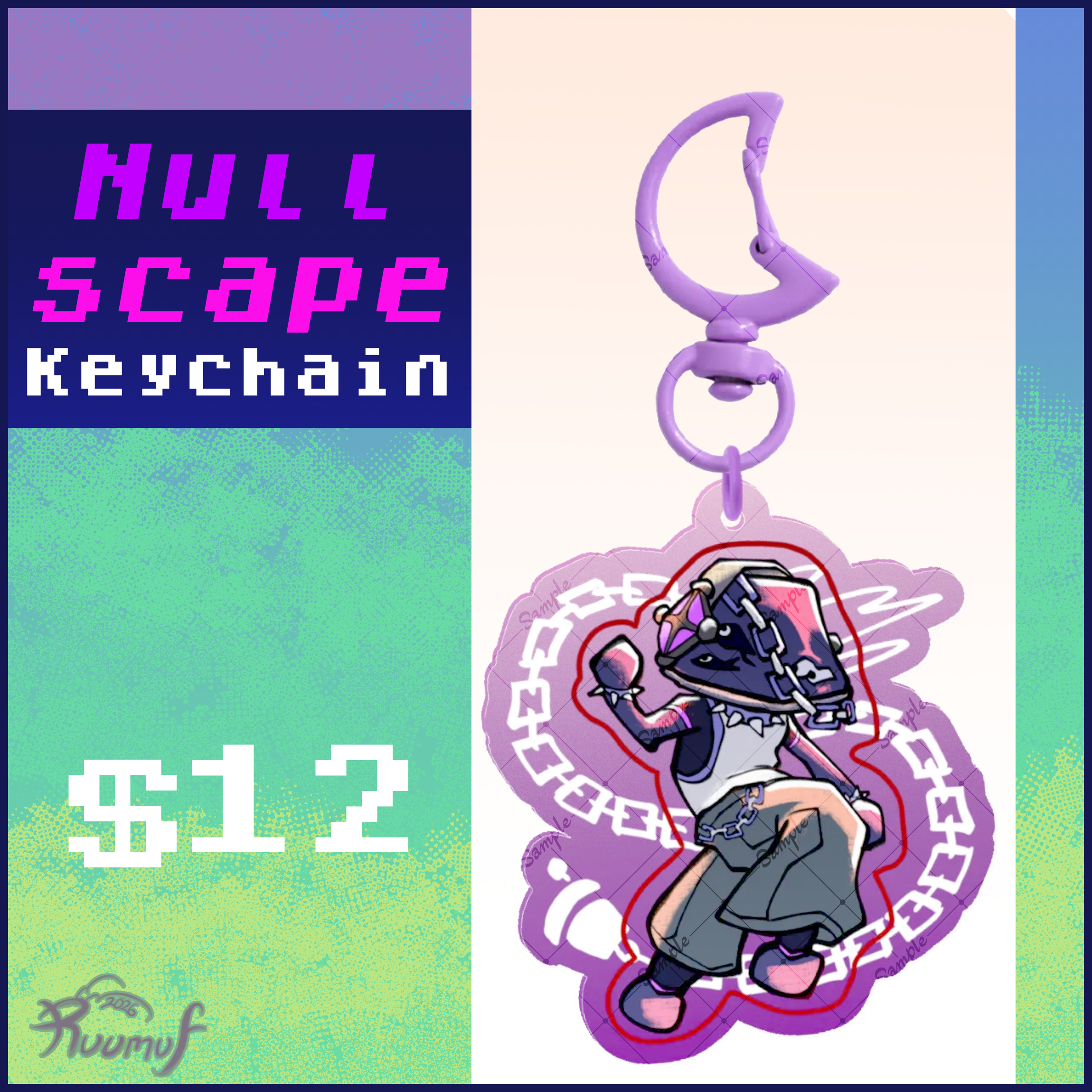 Nullscape Bell Keychain