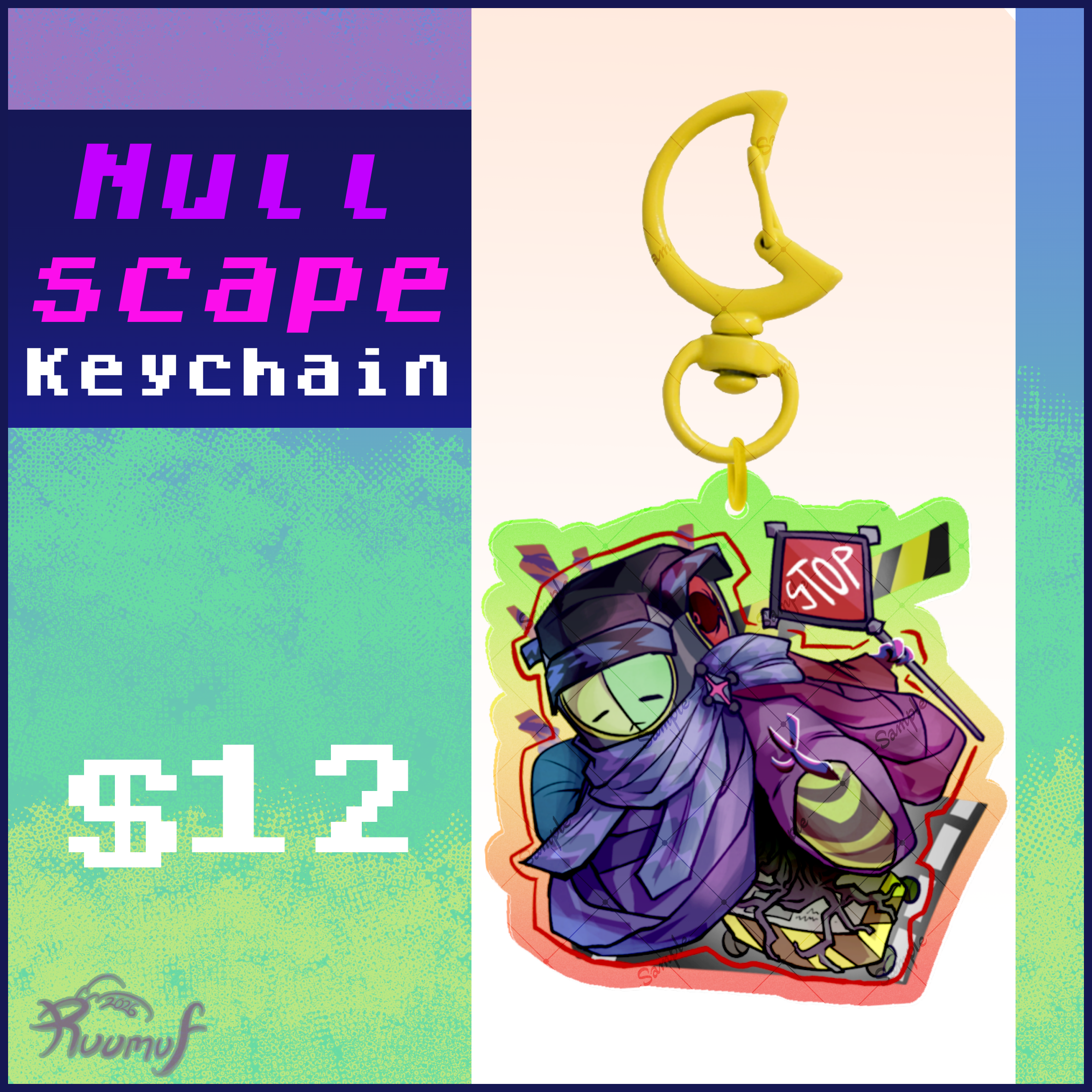 Nullscape Operator Keychain