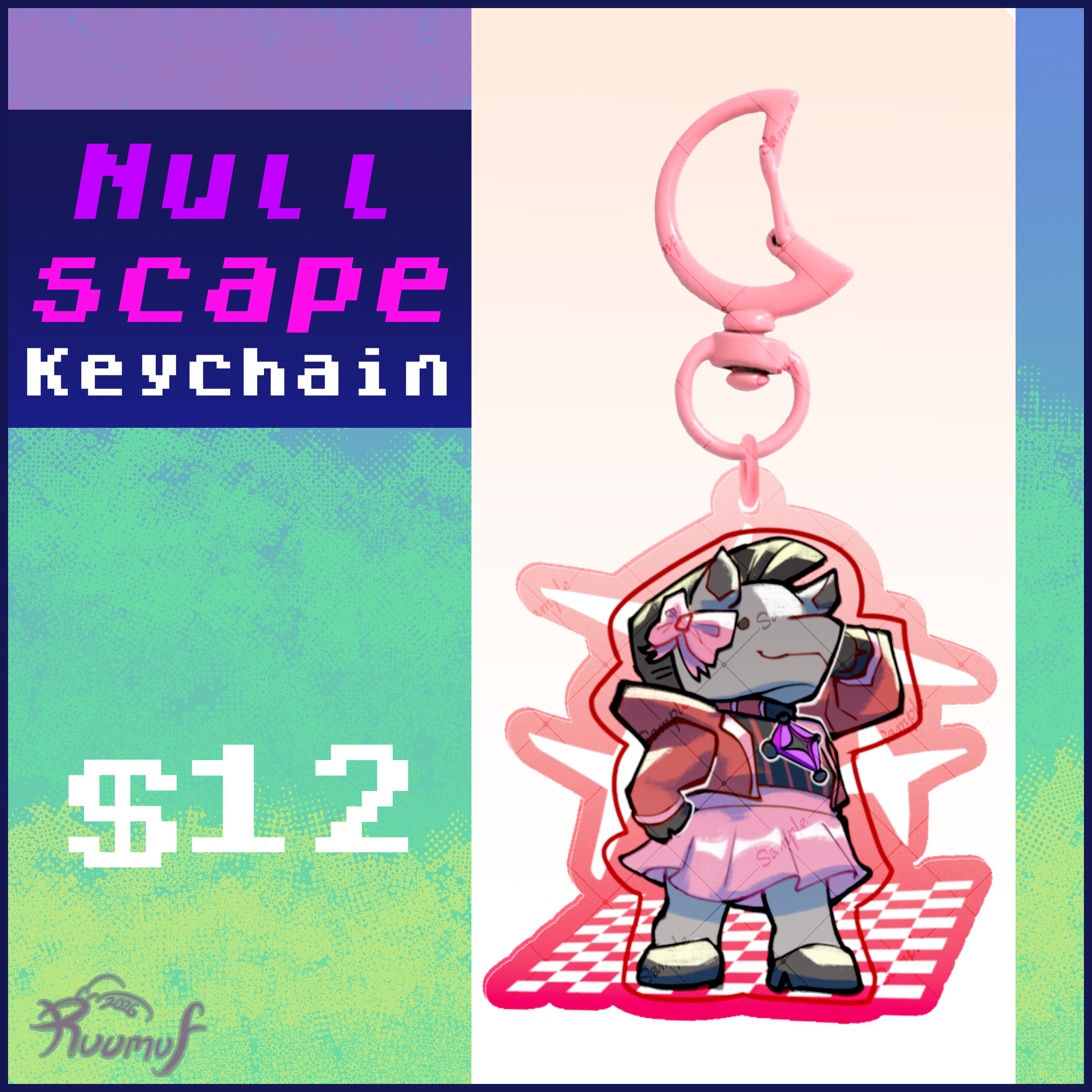 Nullscape Springer Keychain
