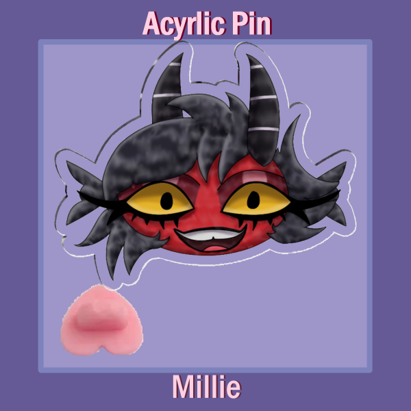 Candy Millie Acrylic Pin
