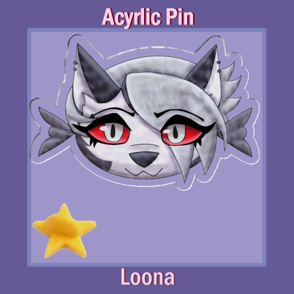Candy Loona Acrylic Pin