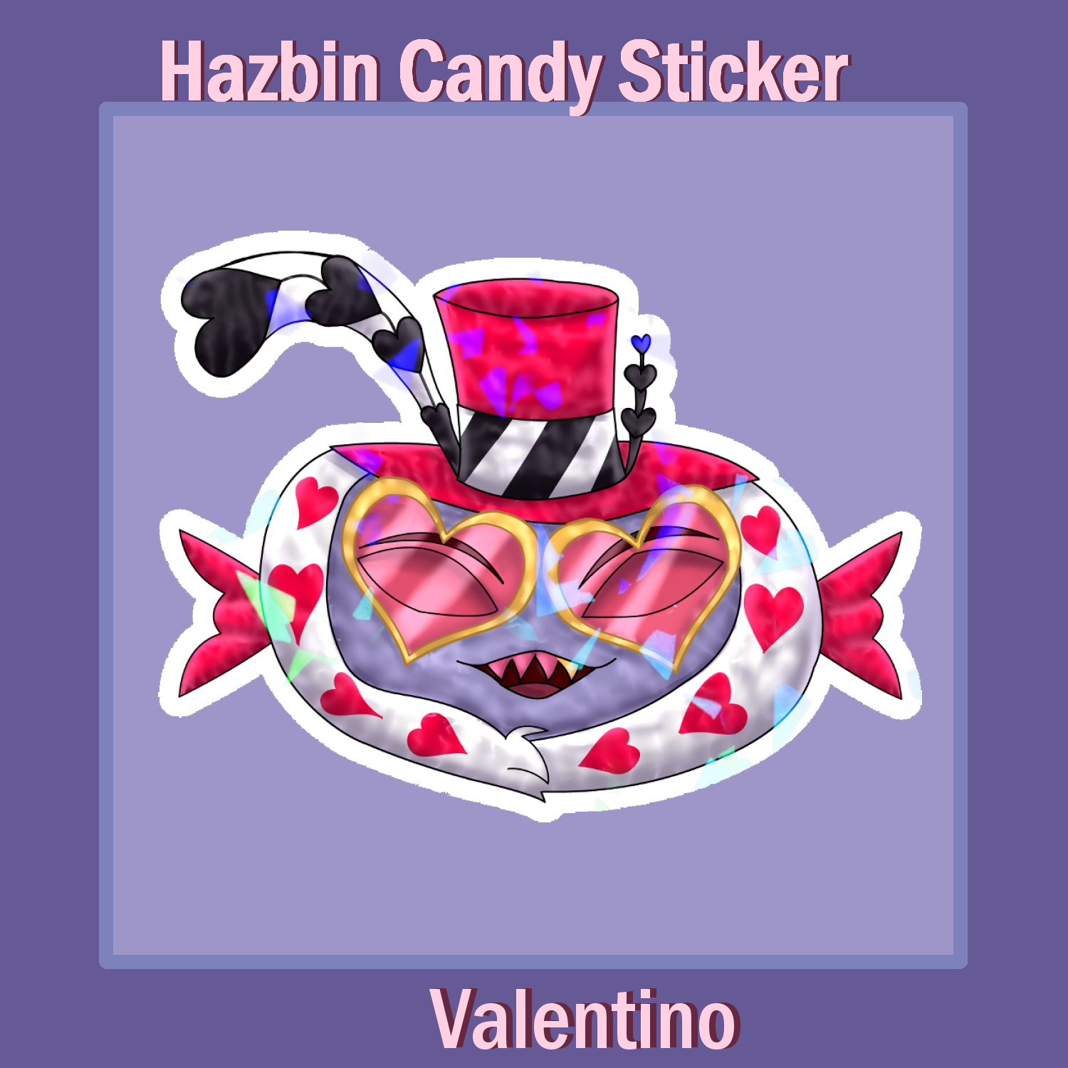 Candy Valentino Sticker