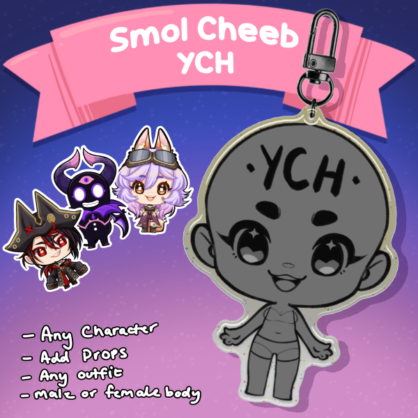Smol Cheeb YCH Keychain