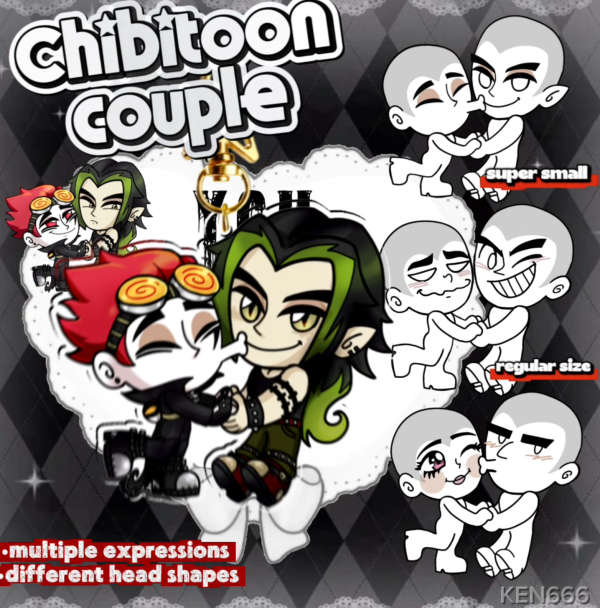 CHIBITOON COUPLE YCH