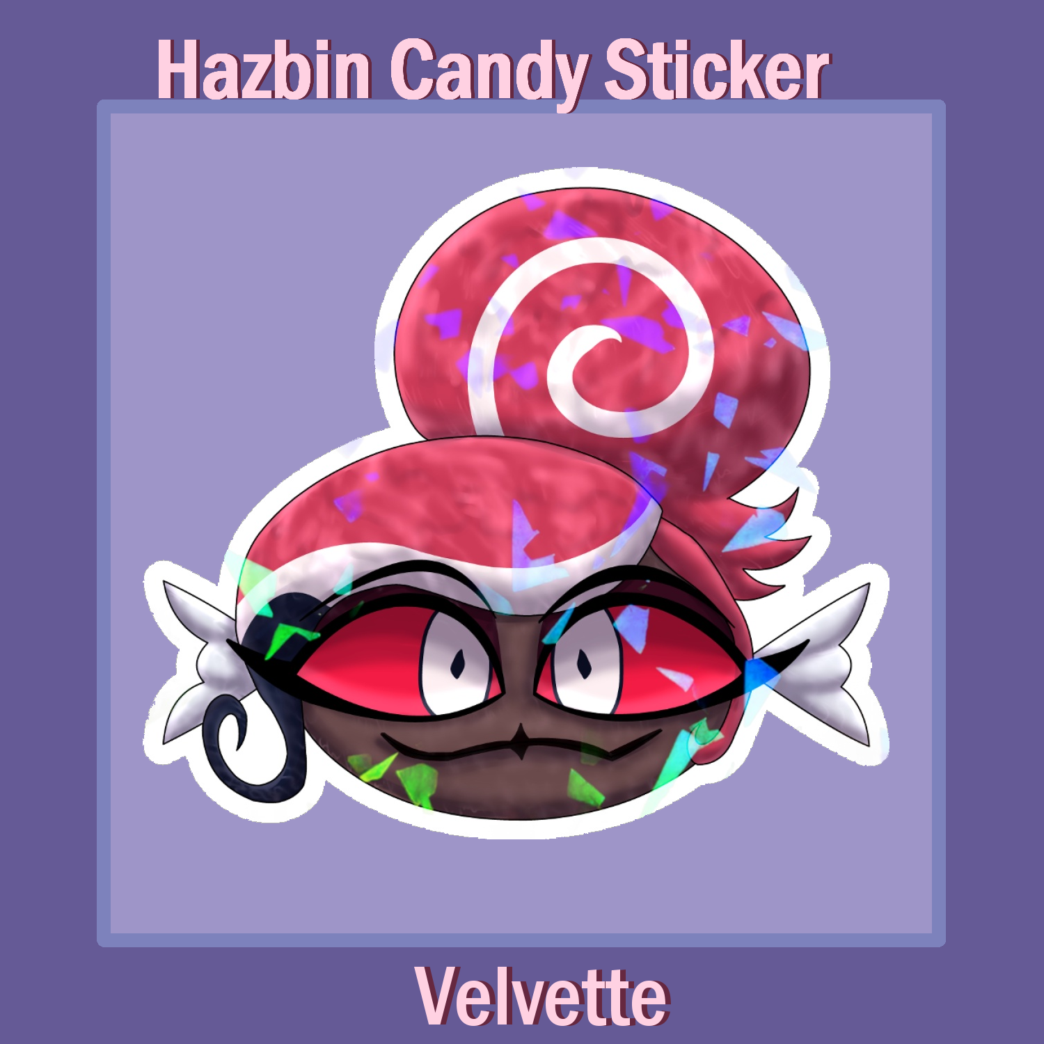 Candy Velvette Sticker