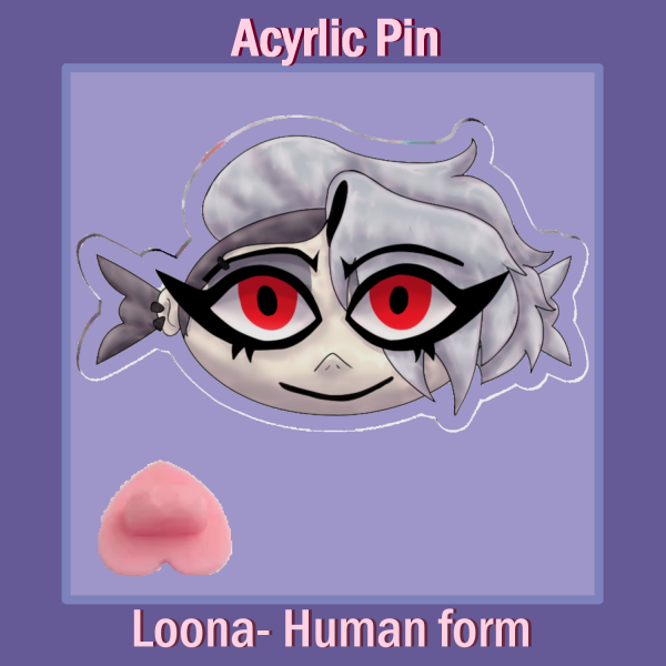 Candy Human Loona Acrylic pin