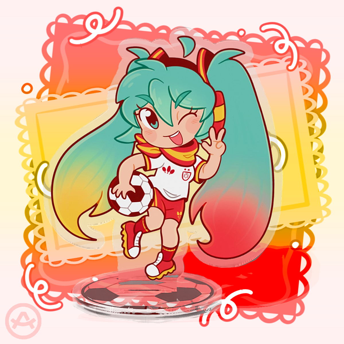 World Cup Winner Miku - Acrylic Standee