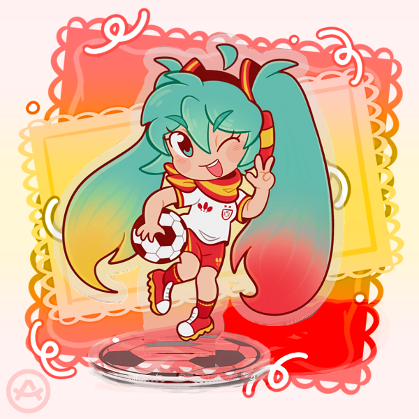 World Cup Winner Miku - Acrylic Standee