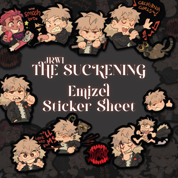 JRWI The Suckening: Emizel Sticker Sheet