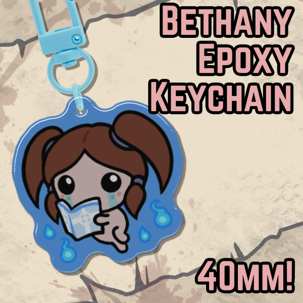 Bethany Epoxy Keychain