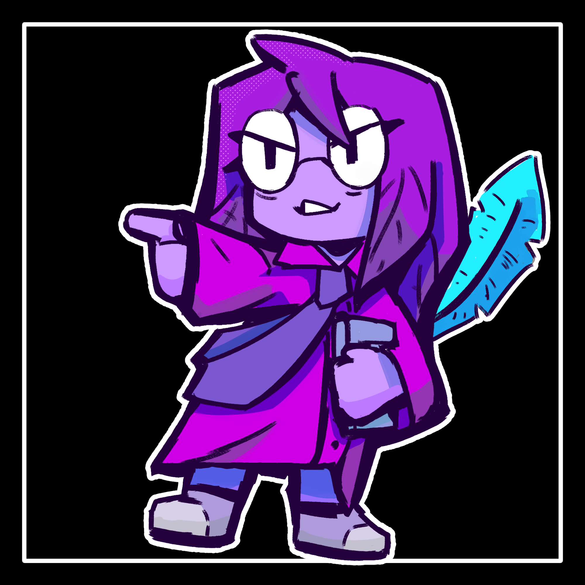 Deltarune Seth Acrylic Keychain
